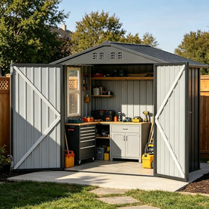 Outdoor Storage Shed with Window