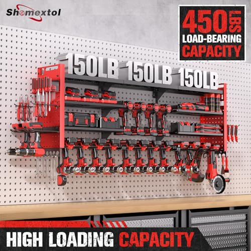 49.8" Power Tool Organizer Wall Mount