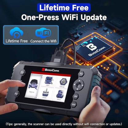 2026 BOSSCOMM IFIX435 OBD2 Scanner & Code Reader