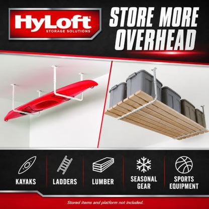 33 in. x 34 in. Adjustable Garage Ceiling Mount Storage Rack Kit