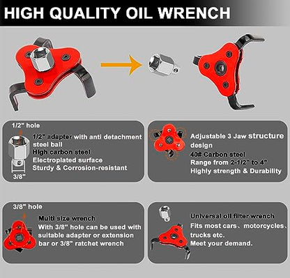 Oil Filter Wrench Set