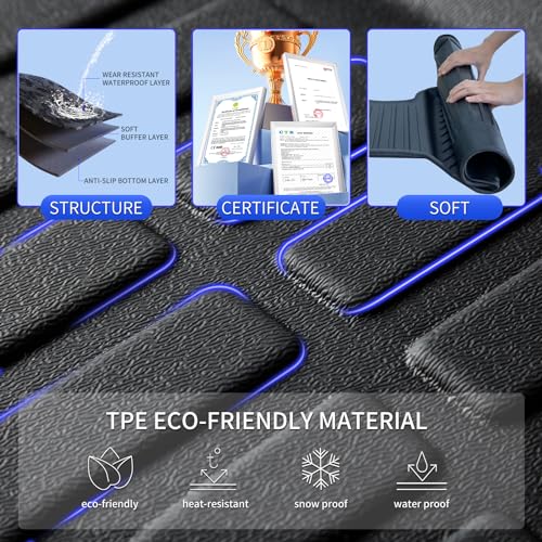 Floor Mats & Backrest Mats & Cargo Liner for 2026 2025 2024 Hyundai Santa Fe