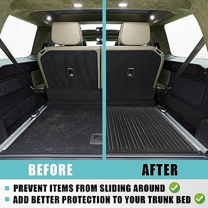 for Rivian R1S All Weather Trunk Mat Protection Accessories