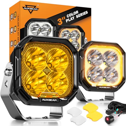 Color Play Series 3" LED Pods Hyper Spot Beam Driving Lights 2 (2 Count)