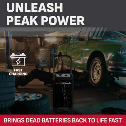 Wheeled 10A Car Battery Charger & Maintainer