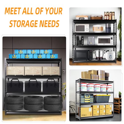 THE Atlas 72" W Heavy Duty Garage Shelving Load 8000 Lbs