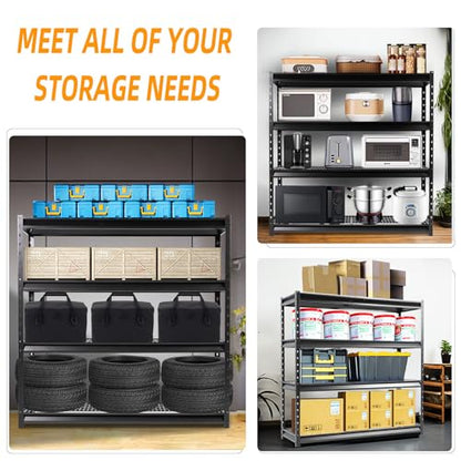 THE Atlas 72" W Heavy Duty Garage Shelving Load 8000 Lbs