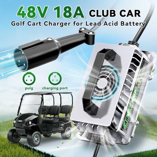 48 Volt 18 AMP Golf Cart Battery Charger for Club Car 3