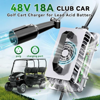 48 Volt 18 AMP Golf Cart Battery Charger for Club Car 3