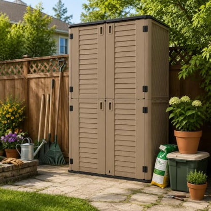 53 Cu.Ft Tall Outdoor Storage Shed with Reinforced Floor