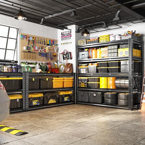 5 Tier Heavy Duty Metal Shelving for Garage Basement Warehouse