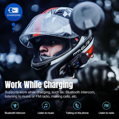 FX6 Motorcycle Bluetooth Headset