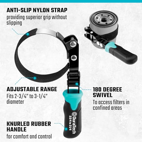 Anti Slip Small Swivel Oil Filter Wrench