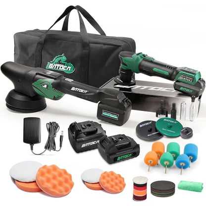 Cordless Car Polisher Pro Combo Kit