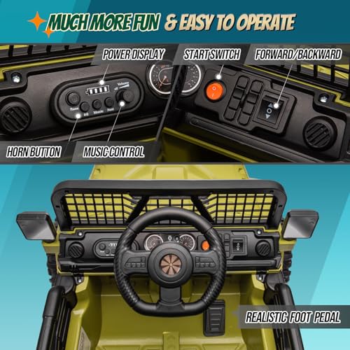 12V Kids Ride on Truck with Remote Control