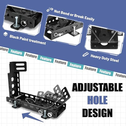 Motorcycle Wheel Chock Trailer 3000lb Capacity