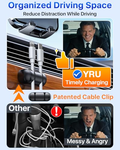 True Upgrade for Safety] Car Phone Holder Mount [Patent & Military