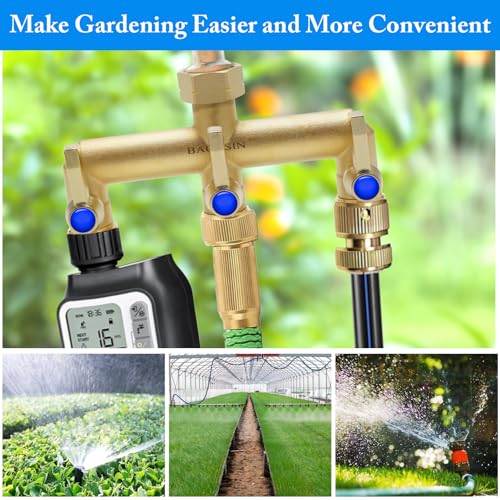 Brass Garden Hose Splitter