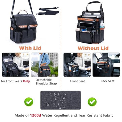 Car Seat Organizer with Laptop Compartment