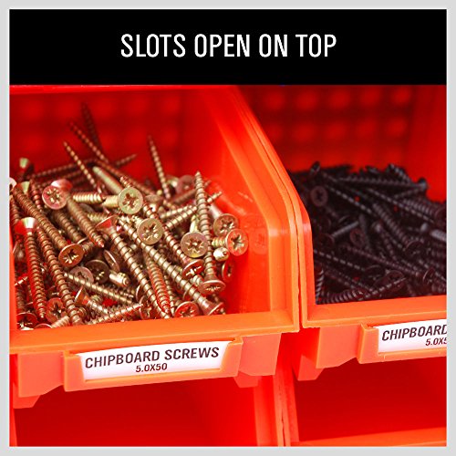Storage Bins Parts Rack 36Pcs Bin Organizer Garage Plastic Shop Tool