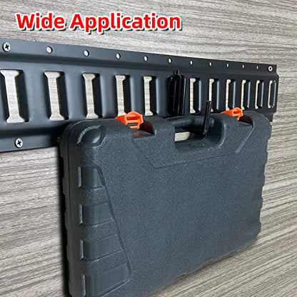 12PCS E Track J Hooks Heavy Duty E Track X Track Steel Hanger (12 Count)
