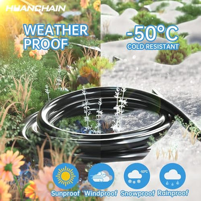 2 Pack Indoor Outdoor Black Extension Cord 25 FT 16 (2 Count)