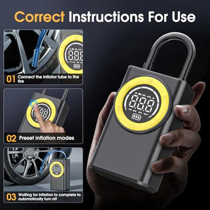 Tire Inflator Portable Air Compressor (500 gram(s))