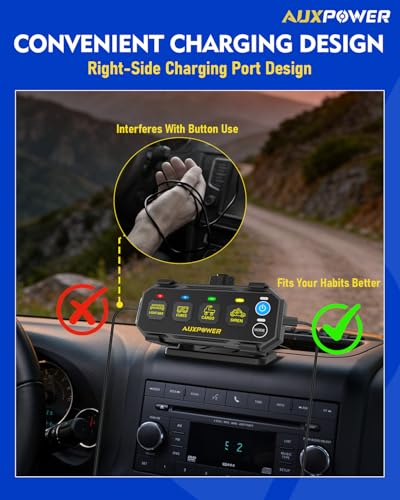 4 Gang Wireless Switch Panel S4W Portable Remote Panel 4 Modes