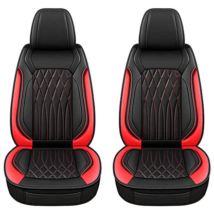 Leather Car Seat Covers Front Pair (2 Count)