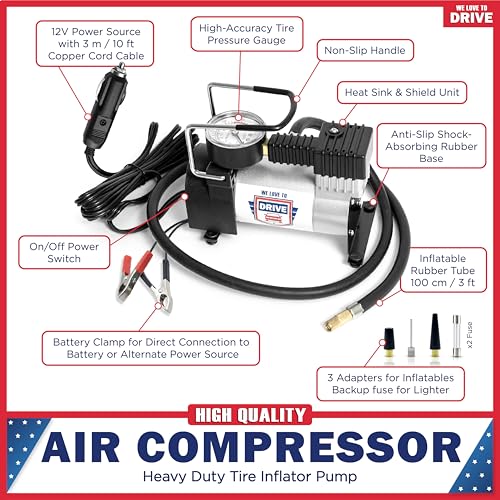 Tire Inflator Portable Air Compressor