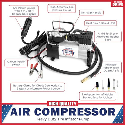 Tire Inflator Portable Air Compressor