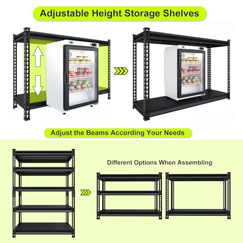Garage Shelving Heavy Duty 2500LBS Loads