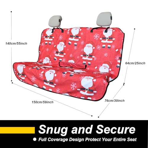 Back Seat Cover for Car Trucks Van SUV Jeep