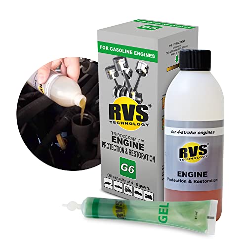 G6 Engine oil Treatment; For Gasoline Engines with a Motor oil capacity up to 6 quarts; Save fuel