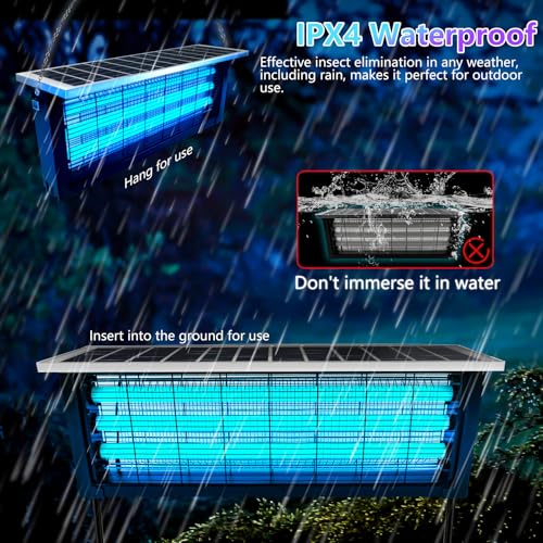 Large Solar Bug Zapper for Outdoor