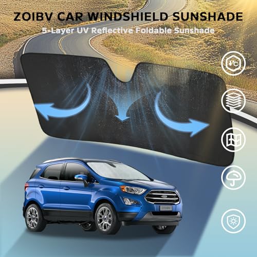 Car Windshield Sun Shade for Ford EcoSport 2018