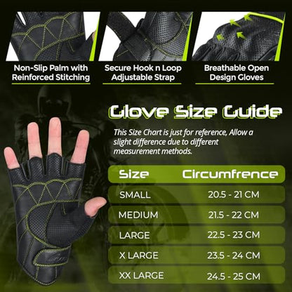 Motorcycle Gloves Men's Leather Motorbike Gloves Touchscreen Function
