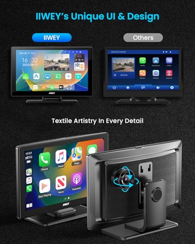 IK5 9" Wireless Apple CarPlay & Android Auto Screen