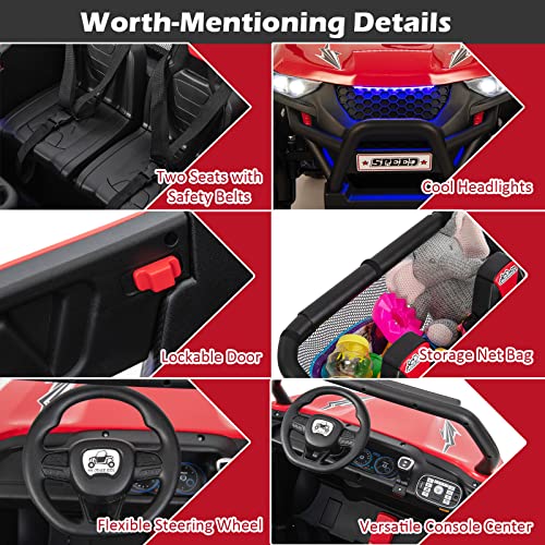 2 Seater Ride on Car for Kids