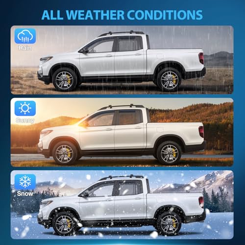 in Channel Rain Guards for Honda Ridgeline 2017 (4 Count)