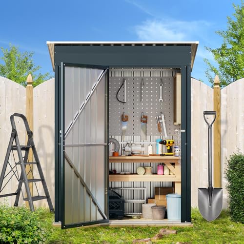 Vertical Outdoor Steel Storage Shed