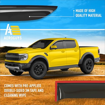 Extra Durable Window Deflectors Tape (4 Count)