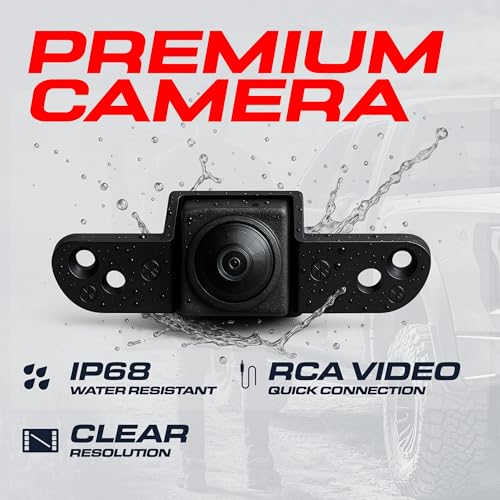 Chrome Tailgate Handle with Backup Camera Replacement for Honda Ridgeline