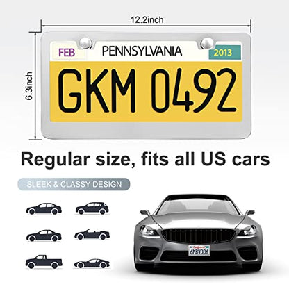 2 Pack License Plate Frames (2 Count)