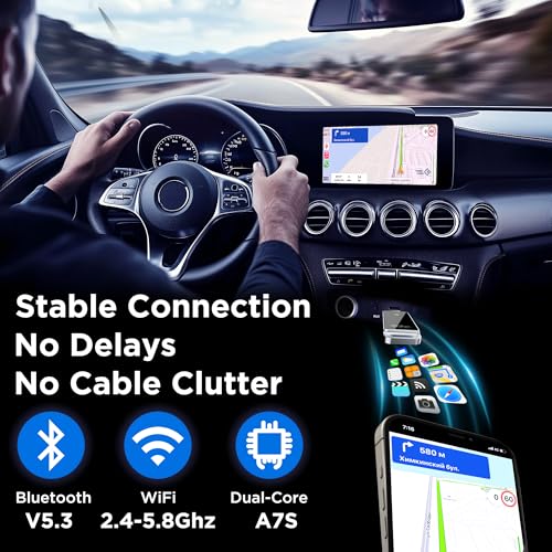 Wireless CarPlay Adapter 2024 Upgrade