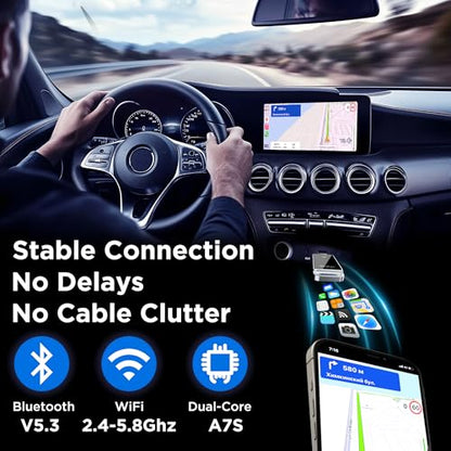 Wireless CarPlay Adapter 2024 Upgrade
