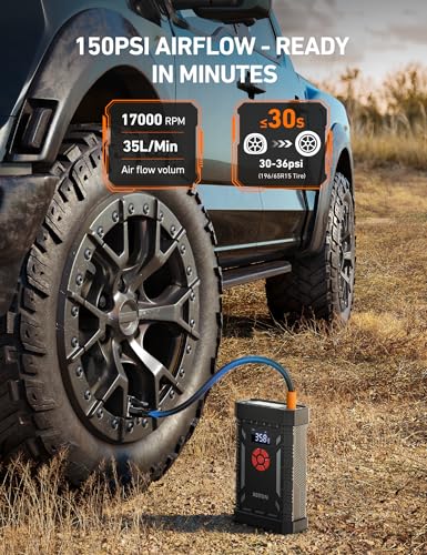 A30 Jump Starter with Air Compressor
