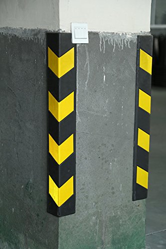 Rubber Corner Guard 30" for Parking Columns and Garage Walls L