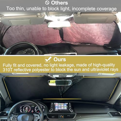 Windshield Sun Shade for 2023 2024 2025 2026 Honda Accord