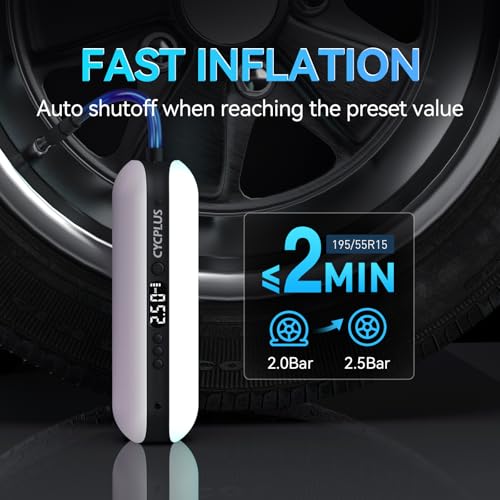 Portable Electric Tire Inflator Bike Pump